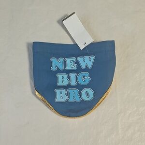 NEW BIG BRO Dog Bandana Size S/M Hook and Loop Closure New